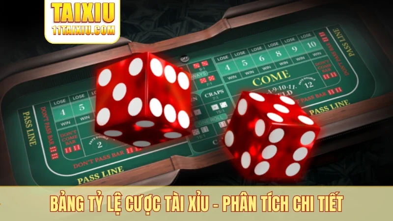 Bảng tỷ lệ cược tài xỉu