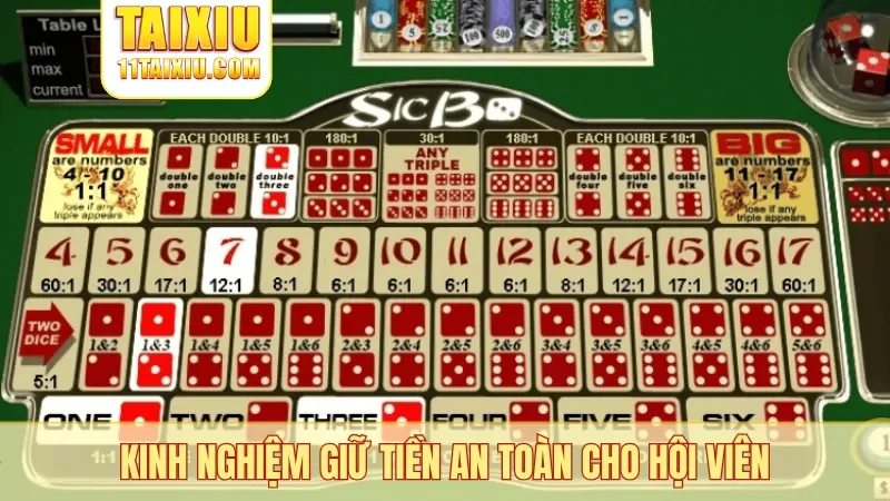 Kinh nghiệm giữ tiền an toàn cho hội viên