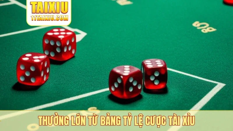 Thưởng lớn từ bảng tỷ lệ cược tài xỉu