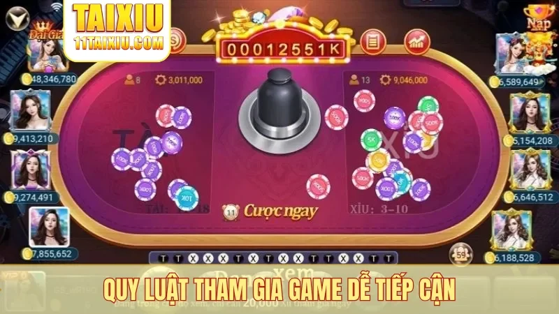 Quy luật tham gia game dễ tiếp cận
